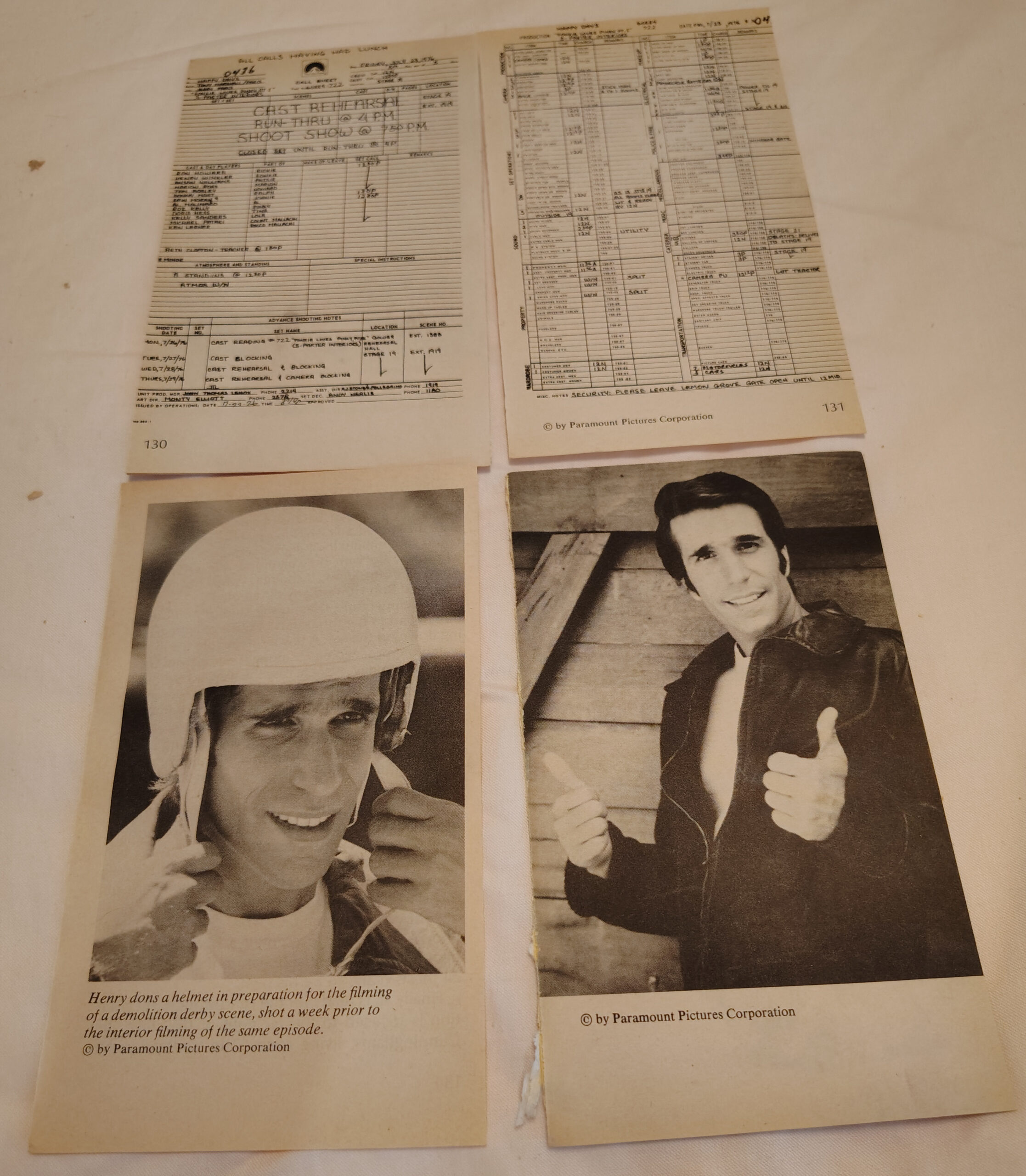 1976 Fonzie Scrapbook Pages for Junk Journalers | Retro for Happy Days Fans | Henry Winkler photos - Image 5